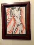 illustration de Bernard Buffet trouvé dans le livre de Françoise Sagan "Toxique"