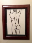 illustration de Bernard Buffet trouvé dans le livre de Françoise Sagan "Toxique"